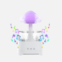 دستگاه رطوبت ساز و چراخ خواب اسپیکردار مدل Bluetooth Speaker Rain Cloud