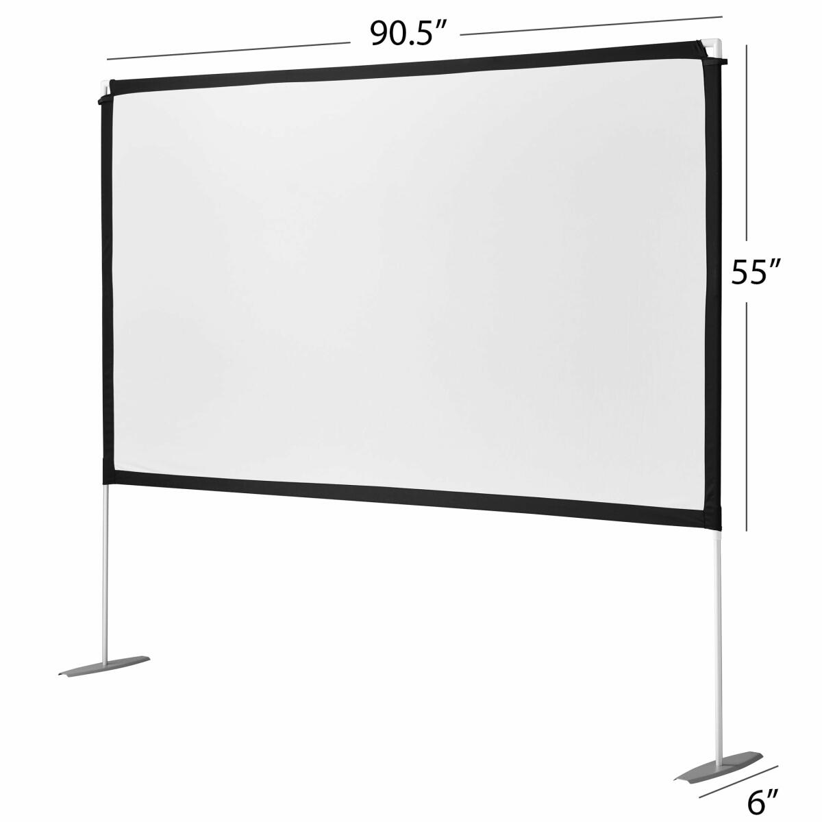 پرده نمایش ایستاده ونبو 100 اینچ مدل wanbo folding projector screen