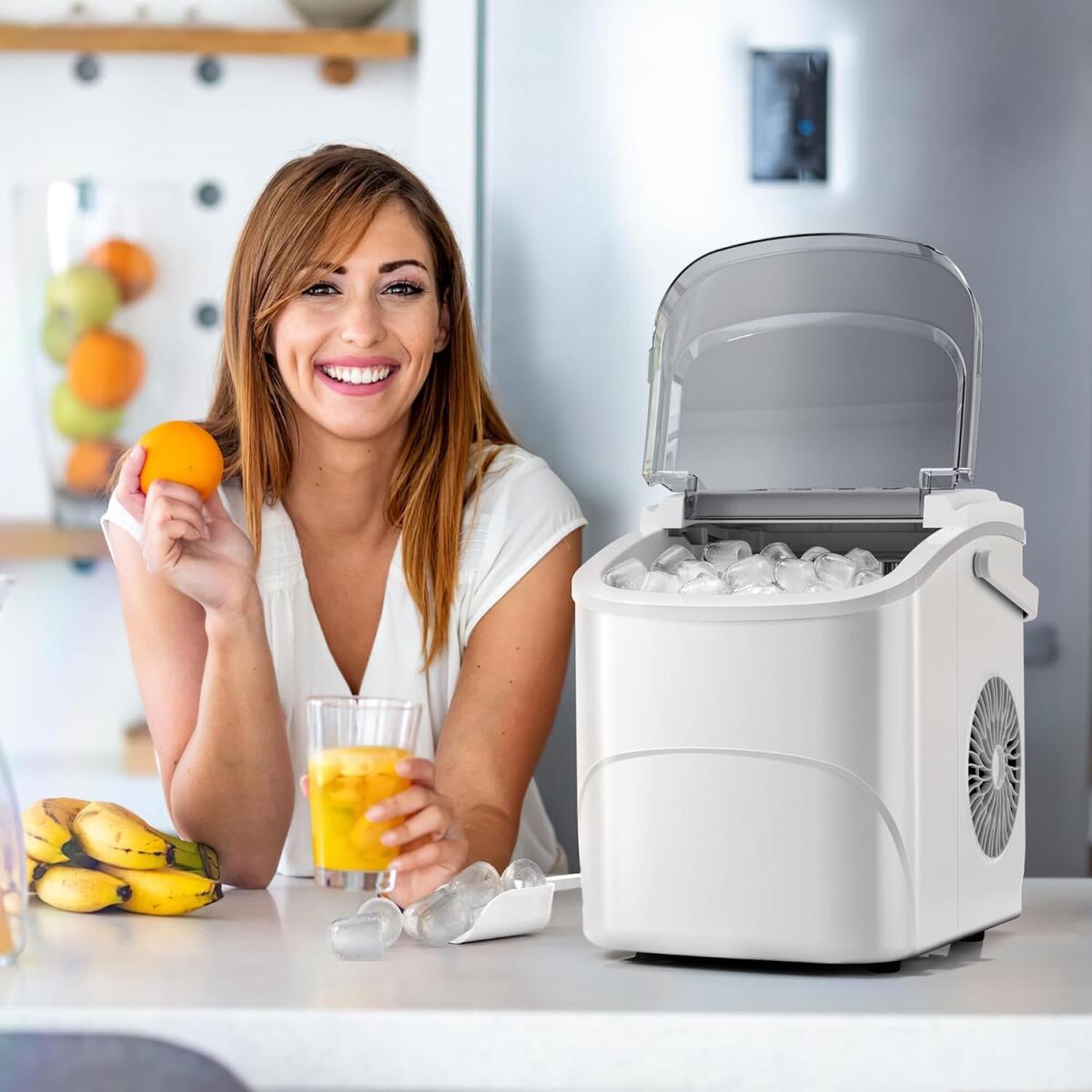 یخ ساز قابل حمل Hicon مدل Hicon Portable Automatic Ice Maker HZB-16MT