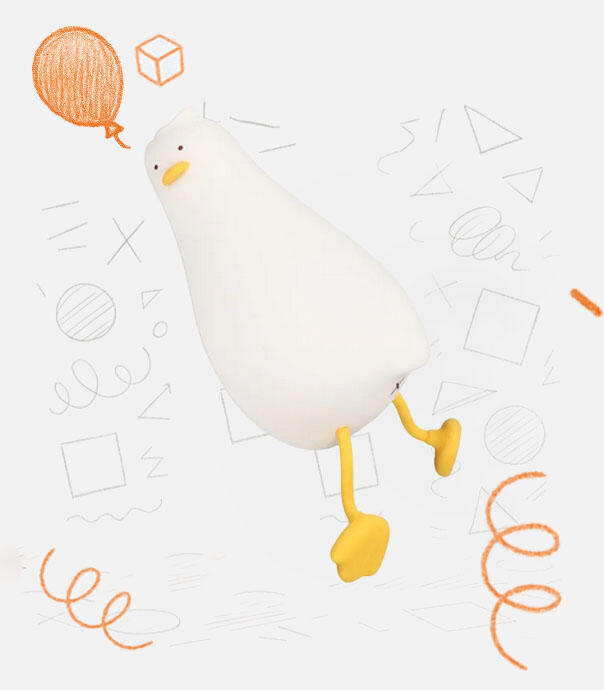 چراغ خواب مدل اردک خسته Lying Flat Duck