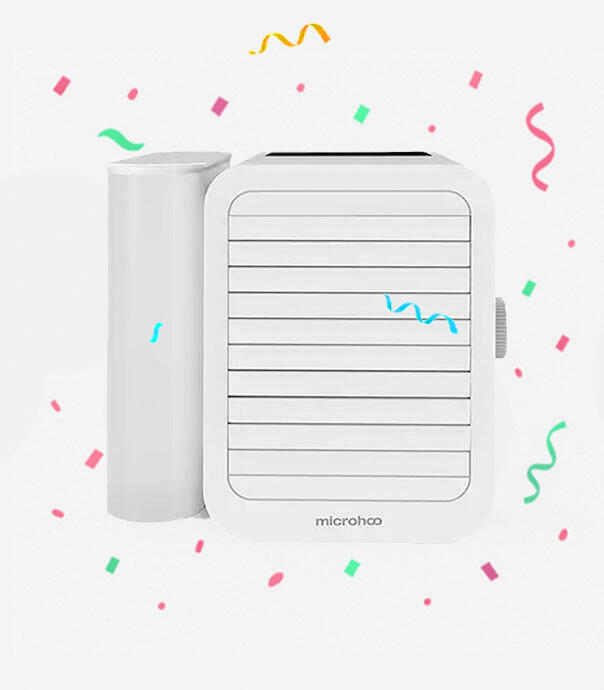 مینی کولر سلولوزی مدل Microhoo Snowman Lite Bright MH01R