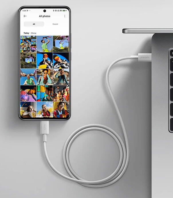 کابل شارژ شیائومی Xiaomi 6A Braided USB-C to USB-C Cable
