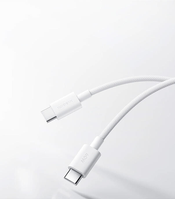 کابل شارژ 3 آمپر USB-C به USB-C شیائومی با طول 1 متر