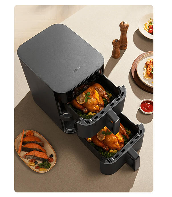 سرخ کن بدون روغن 12 لیتری هوشمند شیائومی مدل Xiaomi Smart Double Stack Air Fryer 12L MAF-DS1201