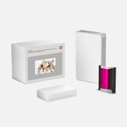 کاعذ استیکری و جوهر کارتریج پرینتر چاپ عکس قابل حمل شیائومی مدل Portable Photo Printer Pro (بسته 50 عددی)