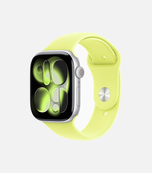 اپل واچ سری 11 آلومینیوم مدل 42 میلی متری GPS با بند سیلیکونی