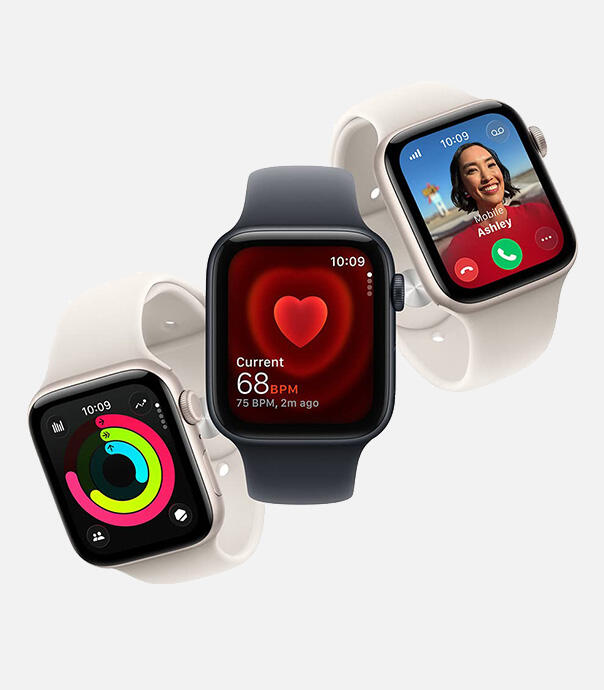 اپل واچ سری SE 3 مدل 40 میلی متری GPS با بند سیلیکونی