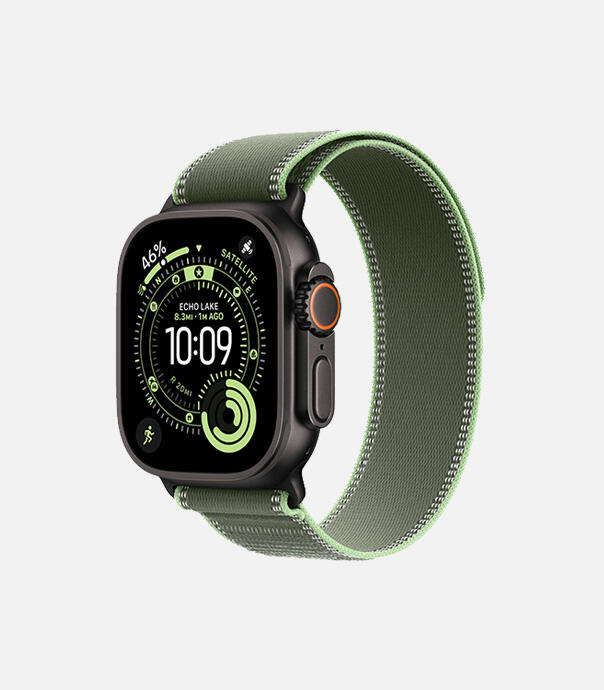 اپل واچ Ultra 3 مدل 49 میلی متری Black Titanium Case با بند Trail Loop