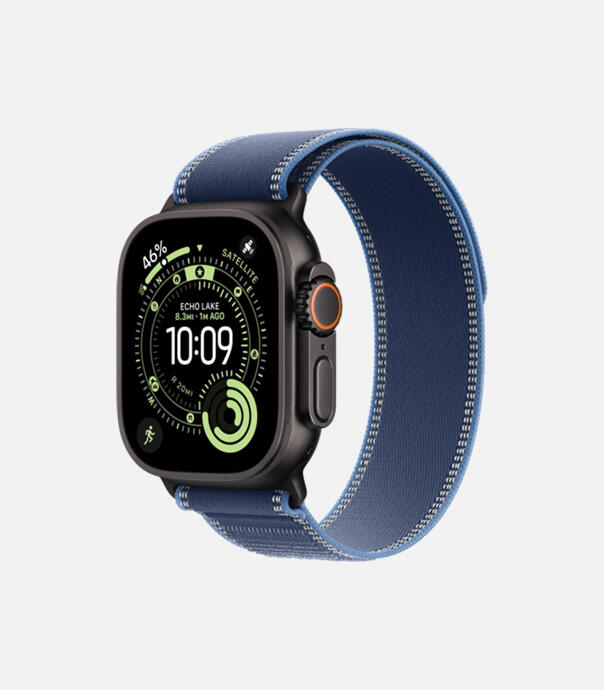 اپل واچ Ultra 3 مدل 49 میلی متری Black Titanium Case با بند Trail Loop