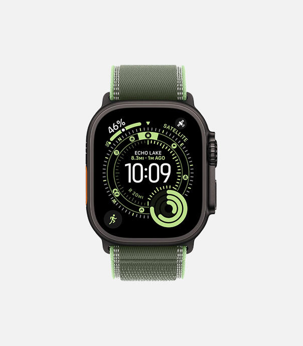 اپل واچ Ultra 3 مدل 49 میلی متری Black Titanium Case با بند Trail Loop