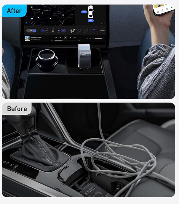 شارژر فندکی انکر مدل Anker Nano Car Charger 75W A2738