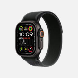 اپل واچ Ultra 2 مدل 49 میلی متری Black Titanium Case با بند Trail Loop