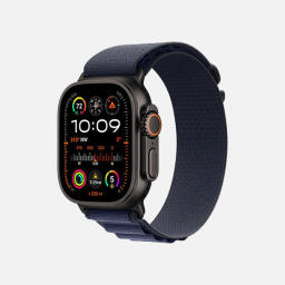 اپل واچ Ultra 2 مدل 49 میلی متری Black Titanium Case با بند Alpine Loop