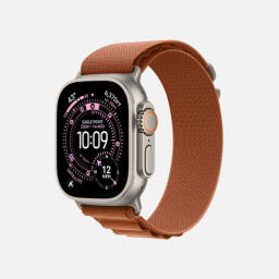 اپل واچ Ultra 3 مدل 49 میلی متری Natural Titanium Case با بند Alpine Loop