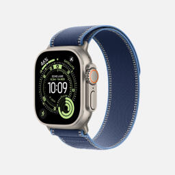 اپل واچ Ultra 3 مدل 49 میلی متری Natural Titanium Case با بند Trail Loop