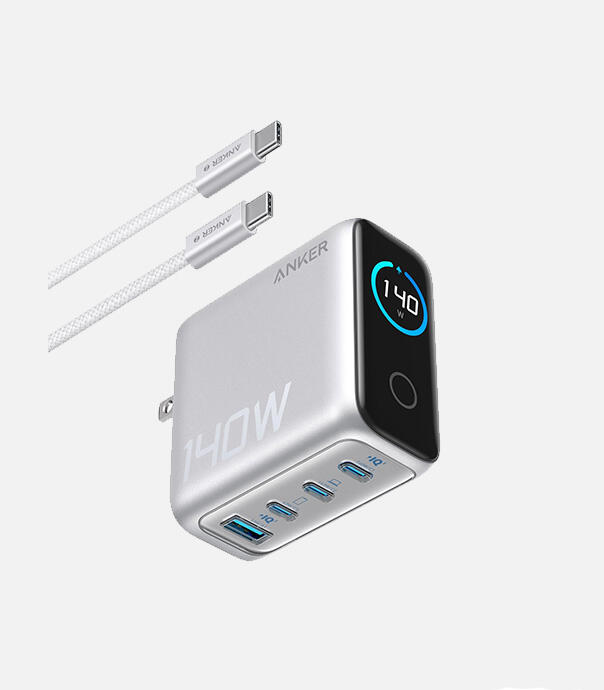 شارژر دیواری 140 وات انکر مدل  Anker Zolo 140W GaN 4 Port B2697