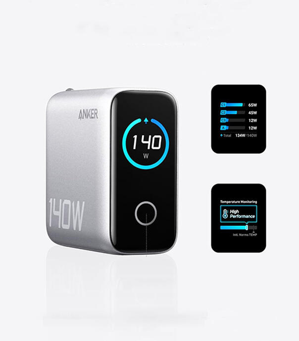 شارژر دیواری 140 وات انکر مدل  Anker Zolo 140W GaN 4 Port B2697