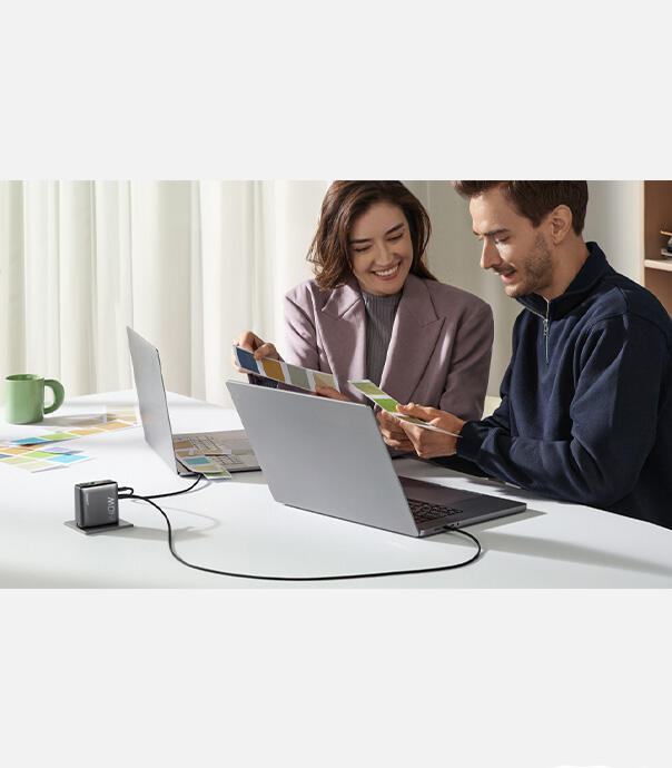 شارژر دیواری 140 وات انکر مدل  Anker Zolo 140W GaN 4 Port B2697