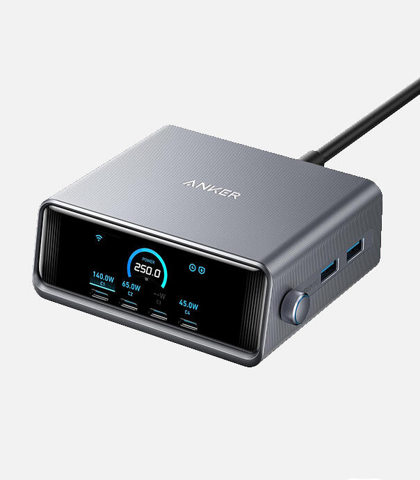 شارژر رومیزی انکر مدل  Anker Prime Charger 250W 6 Ports A2345