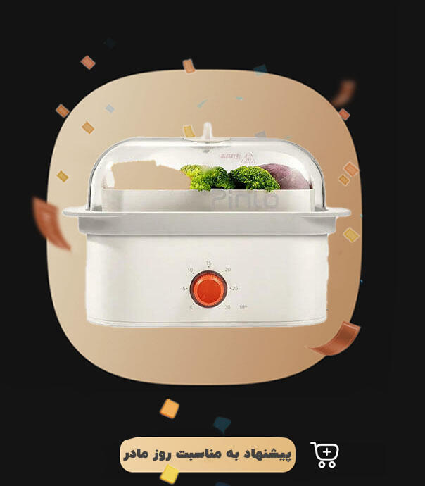 بخارپز برقی چندکاره شیائومی مدل Pinlo Electric Mini Steam Pot