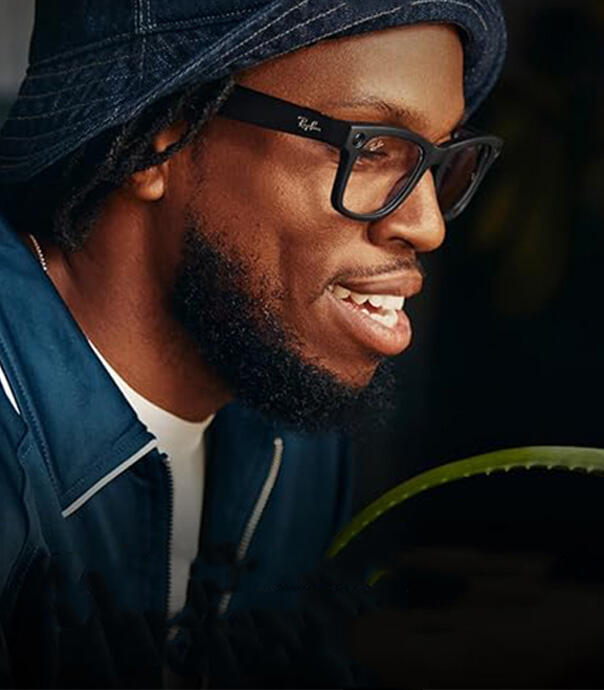 عینک هوشمند متا ری بن Ray-Ban Meta Skyler Shiny Chalky Gray RW4010