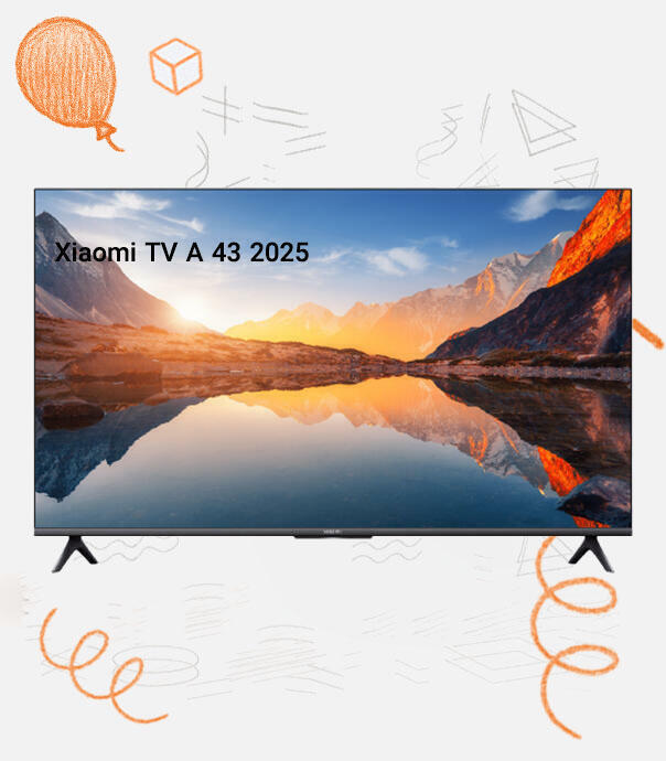 تلویزیون  هوشمند 43 اینچ شیائومی مدل A43 2025 (FHD)