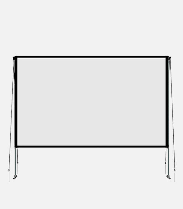 پرده پروژکتور قابل حمل و تاشو ونبو مدل Outdoor Folding Portable Projector Screen WBAA03