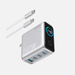 شارژر دیواری 140 وات انکر مدل  Anker Zolo 140W GaN 4 Port B2697
