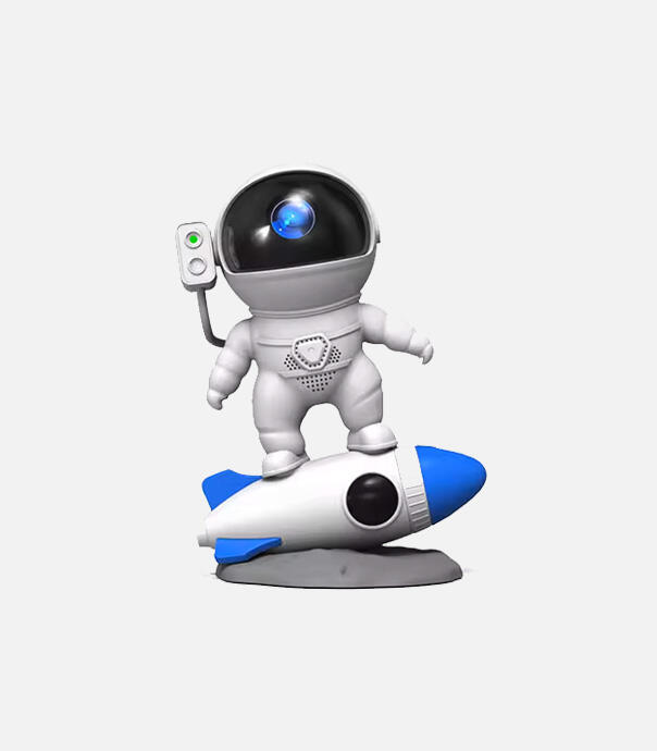 چراغ خواب کهکشانی فضانورد موشک سوار Rocket Astronaut Projector