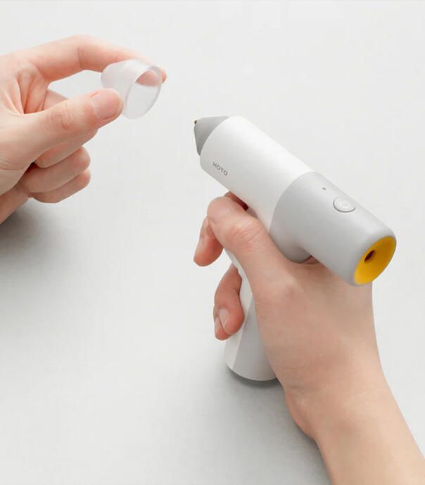 دستگاه چسب حرارتی شارژی شیائومی مدل Hoto Cordless Mini Stand-Up Hot Glue Gun QWRJQ001