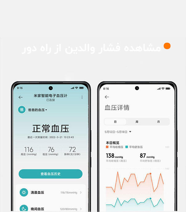 دستگاه فشار خون دیجیتال هوشمند شیائومی BPX1
