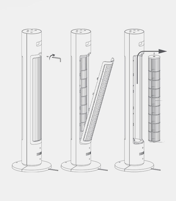 پنکه هوشمند شیائومی مدلSmart Tower Fan BHR5956EU