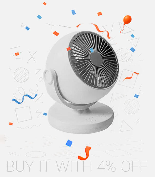 پنکه رومیزی شیائومی مدل DESKTOP CIRCULATION FAN XD-ZMXHS01