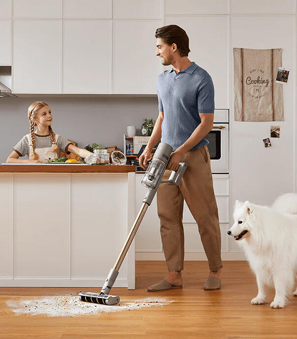 جارو شارژی شیائومی مدل Dreame Z10 Station Cordless Stick Vacuum