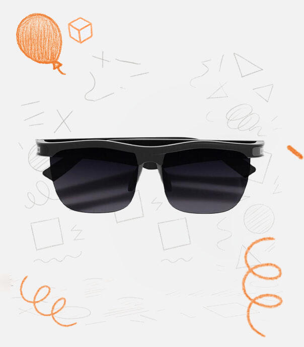 عینک هوشمند بلوتوثی Blulory Smart Eyewear MG10