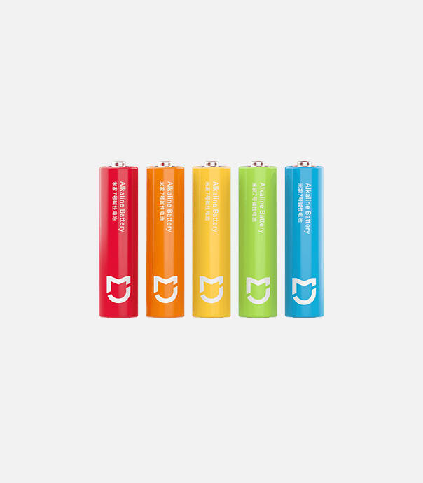 باتری نیم قلمی شیائومی مدل Mijia Alkaline (پک 40 عددی)