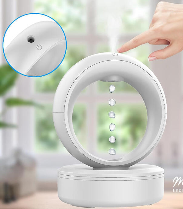 بخور سرد و چراغ ضد جاذبه anti gravity humidifier مدل GH08