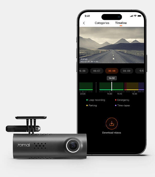 دوربین ثبت وقایع خودرو 70mai Dash Cam 3 مدل M200