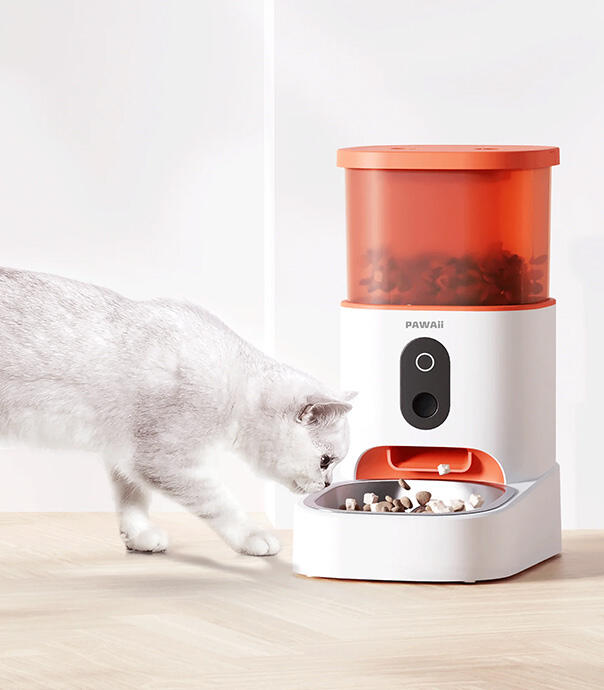 ظرف غذا حیوانات خانگی مدل PAWAii Smart Pet Feeder PAF01W-R