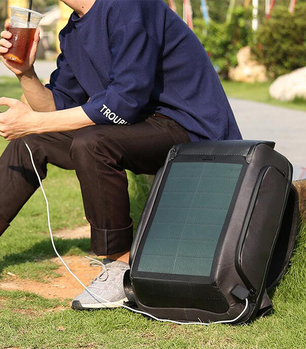کوله‌پشتی با پنل خورشیدی مدل Kingsons Beam Backpack KS9386