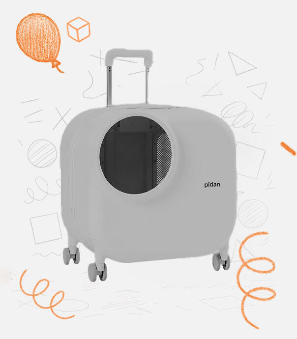 حمل کننده چرخدار حیوانات خانگی مدل PIDAN Pet Bag