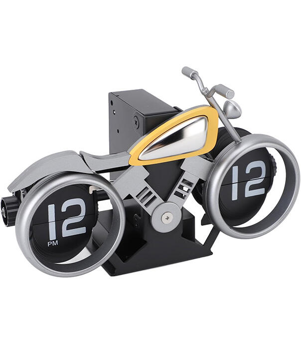 ساعت ورقه‌ای طرح موتور سیکلت Flip Clock MotorCycle F116