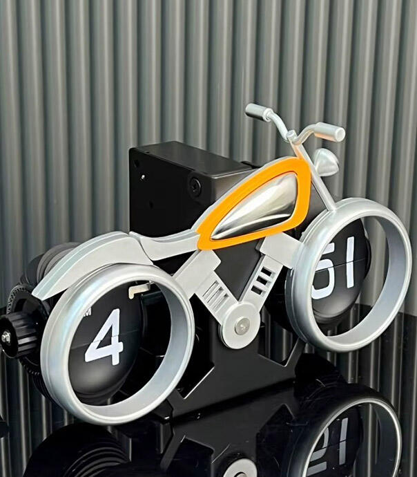 ساعت ورقه‌ای طرح موتور سیکلت Flip Clock MotorCycle F116