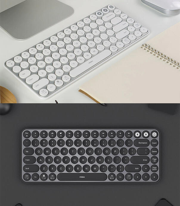 کیبورد بی سیم شیائومی مدل MIIIW MWXKT01 Air 85 Bluetooth Dual-mode Mini Keyboard