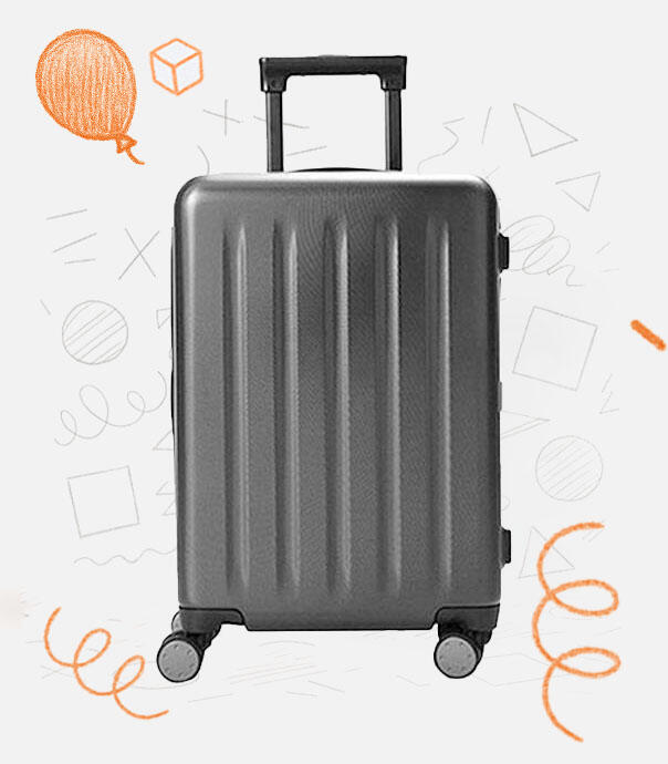 چمدان مسافرتی 20 اینچی شیائومی مدل Mi Trolley 90 Points