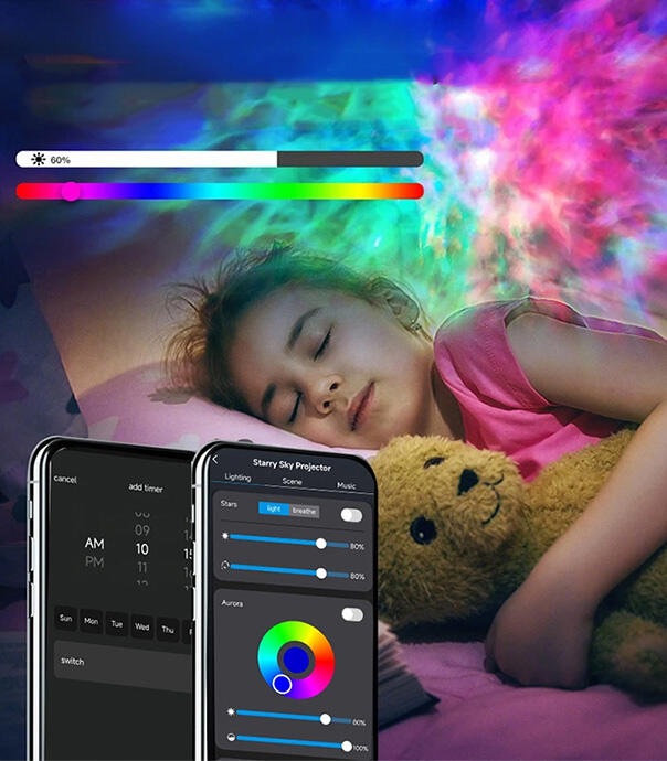 چراغ کهکشانی مدل Starry Sky Projector with Speaker