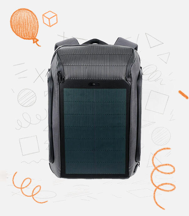 کوله‌پشتی با پنل خورشیدی مدل Kingsons Beam Backpack KS9386