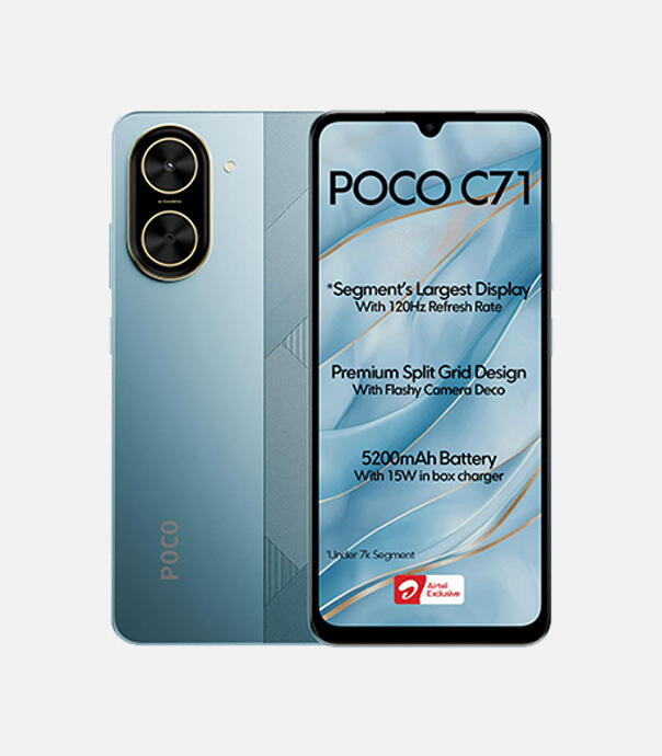 گوشی شیائومی مدل Poco C71 با ظرفیت 128/6 گیگابایت