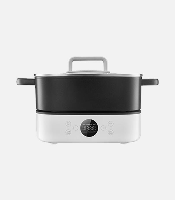 قابلمه چندکاره 6 لیتری شیائومی مدل Xiaomi Multifunctional Hot Pot Cooker 6L MEH01
