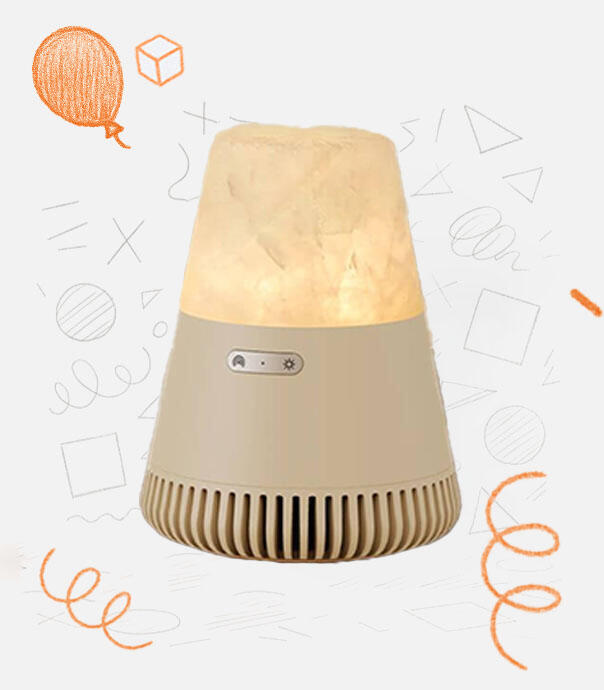 اسپیکر بلوتوثی و چراغ خواب طرح سنگ مدل Ezvalo Bluetooth Speaker - EZM2436A